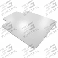 FLOORTEX Chair Mat: Traditional Lip, 0.11 in Thick, 47 in Overall Lg, 35 in Overall Wd, Clear (MPN FC118927LR). Key specifications — Brand: FLOORTEX; Material: Polycarbonate.