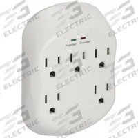 APPROVED VENDOR Plug Adapter: 5 Outlet, 0 USB Ports, Gray (MPN 52NY44). Key specifications — Brand: APPROVED VENDOR; Adapter Voltage Rating: 125V AC.