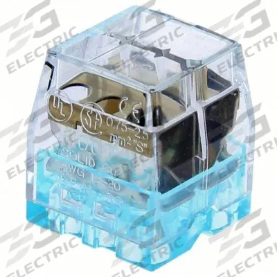 IDEAL Push-In Wire Connector: In-Sure Series, 5 Port, 20 AWG – 12 AWG Solid Wire Size Range - Push-In Connectors