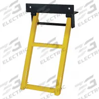 BUYERS PRODUCTS Retractable Truck Step: 14 1/4 in Step Wd, 2 1/4 in Step Dp, Steel, Yellow (MPN RS2Y). Key specifications — Material: Steel; Color: Yellow; Step Tread: Non-Slip.