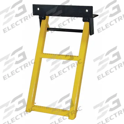 BUYERS PRODUCTS Retractable Truck Step: 14 1/4 in Step Wd, 2 1/4 in Step Dp, Steel - Retractable Truck Steps