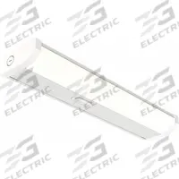 LED Under Cabinet: 12 in Lg, 2700K/3000K/3500K/4000K/5000K, 21 W, Hardwired, White, Steel, 120V AC (MPN UCES 12IN SWW5 90CRI WH M6). Key specifications — attr1262778: 120V AC; attr1262749: Hardwired; attr1262754: Integrated LED; attr1262758: Steel; attr1262760: No; attr1262765: LED; attr1262776: High/Low; attr1262780: 5000K.