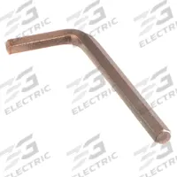 AMPCO Hex Key: 0 Ball Ends, 5/32 in Tip Size, SAE, Short, Beryllium Copper, Unfinished, L, 2 Tips (MPN WH-5/32). Key specifications — attr1205521: AMPCO; attr1205526: Unfinished.