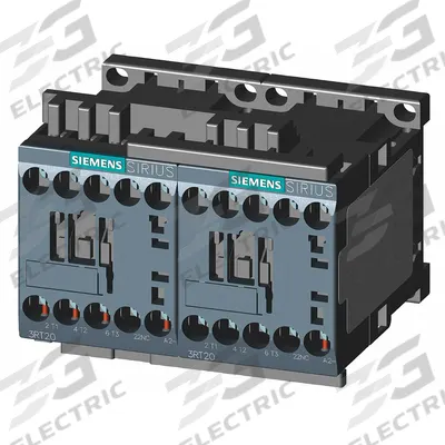 Siemens Magnetic Contactor: Reversing, 3 Poles, 3NO Contacts, 7 A - Reversing IEC Contactors