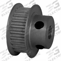 DAYTON Timing Pulley: Modified Curvilinear, Fixed, For GT Timing Belt Section, For 6 mm Belt Wd (MPN 24-3P06M6FA6). Key specifications — Brand: DAYTON; Finish: Clear Anodized; For Belt Series: Powerhouse®.