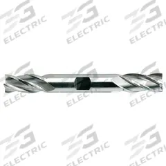 YG-1 Square End Mill: High Speed Steel, TiN Coated, Double End, 4 Flute, 13/64" Mill Dia, 9/16" LOC (MPN 13044HN)