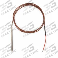 TEMPCO Thermocouple Probe: 32°F to 900°F /0°C to 482°C, Type K, 6 in Probe Lg, Rounded Tip (MPN TTW00181). Key specifications — Accuracy: ±2.2 °C or ±0.75 %, Whichever is Greater; Brand: TEMPCO.