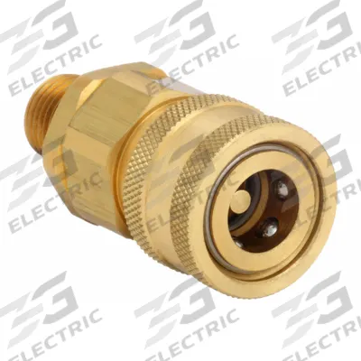 SNAP-TITE Hydraulic Quick Connect Hose Coupling: 1/4 in, Brass, 132.48 lpm Max. Flow Rate - H Series Hydraulic Quick-Connect Coupling Bodies