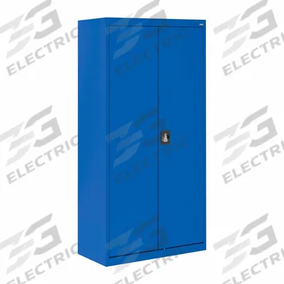 SANDUSKY Shelf Cabinet: 36 in x 24 in x 72 in, 1 Adj Shelf - Commercial Wardrobe Cabinets