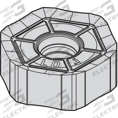 WIDIA Hexagon Milling Insert: HNGJ535ANFNLDJ, HNGJ0905ANFNLDJ (MPN 3865373) - Machining
