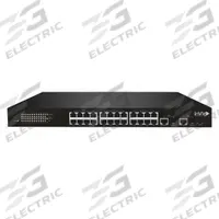 ULTRA PoE Switch: PoE Switch, 24 IP Camera Inputs, 100/240V AC, 54V DC, Desktop/Rack, (24) Port PoE (MPN VIS-LRPOE24-2). Key specifications — Features: 24X10/100Mbps Ethernet Ports; Input Type: (24) Port PoE; Brand: ULTRA; Color: Black; Material: Metal; Maximum Input Voltage: 100/240V AC; Maximum Output Voltage: 54V DC; Mounting Location: Desktop.