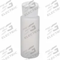 QORPAK Dispensing Bottle: HDPE, 60 mL, 2 fl oz, No Label, Closure Included, Dispensing, Non-Sterile (MPN PLC-03387). Key specifications — Body Color: Natural; Closure Color: White; Graduated: No; Brand: QORPAK; Closure Included: Yes; Bottle Imprinting: No Label.