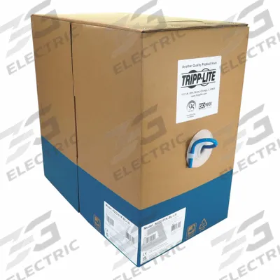 EATON TRIPP LITE Bulk Ethernet Cable: 1,000 ft Cable Lg, 23 AWG, Riser, Blue, LSZH - Category 6 Cable