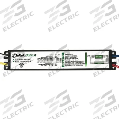 WATRAN Fluorescent Ballast: 120 to 277V AC, 1/2/3/4 Lamps Supported - Instant Start Electronic Fluorescent Ballasts