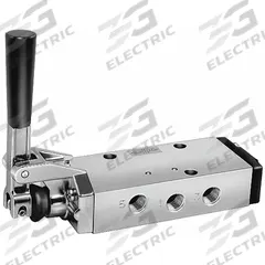 PARKER Manual Air Control Valve: 42, Four-Way / Three-Position, Lever, 3/8 in Female NPT, Aluminum (MPN 422CR024W). Key specifications — attr1084737: Aluminum; attr1084764: Manual Air Control Valve; attr1084778: Spool; attr1084767: 42; attr1084731: 422CR024W; attr1084739: PARKER; attr1084765: Detent; attr1084768: 42.