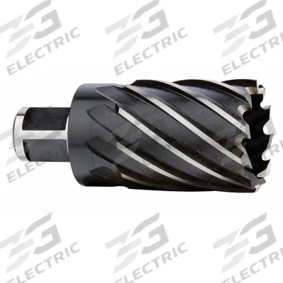 MILWAUKEE Annular Cutter: 1 5/16 in Cutter Dia, 2 in Max Cutting Dp, Black Oxide - High-Speed Steel Annular Cutters for General Cutting