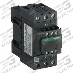 SCHNEIDER IEC Magnetic Contactor: Non-Reversing, 3 Poles, 3NO Contacts, 65 A, 24V AC Coil (MPN LC1D65AB7). Key specifications — Brand: SCHNEIDER; Integrated Surge Suppression: No.