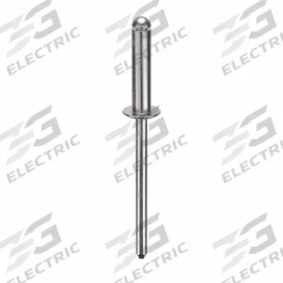 APPROVED VENDOR Blind Rivet,1 39/40" L,0.156" dia,PK500: Inch, 1 31/32 in Overall Lg, 43/64 in Body Lg - Domed-Head Blind Rivets