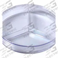 Petri Dish: 99.82 mm Dia, 14.99 mm Overall Ht, No Surface Treatment, (3) Compartments/No Rim, Clear (MPN 322802). Key specifications — Includes: (3) Compartments; Material: Polystyrene; Brand: QORPAK; Surface Type: No Surface Treatment.