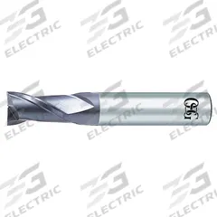 OSG Square End Mill: Carbide, Diamond Coated, 2 Flute, 1/64" Mill Dia, 3/64" LOC, 1-3/4" OAL (MPN 70200016)