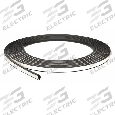 TRIM LOK Seal: D-Shaped, Self-Adhesive Mounting, Std, EPDM, 500 ft Overall Lg - D-Section Foam Rubber Seals