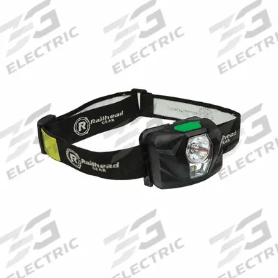 RAILHEAD GEAR Rechargeable Headlamp: Rechargeable, 800 lm Max. Brightness, 13 hr Max Run Time - Rechargeable Headlamps