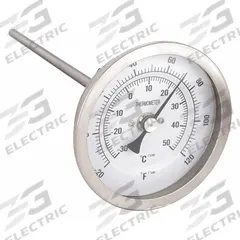 APPROVED VENDOR Dial Thermometer: -20°F to 120°F /-30°C to 50°C, ±1% Accuracy, 6 in Stem Lg (MPN 1NFY1). Key specifications — Accuracy: ±1 %; Brand: APPROVED VENDOR.