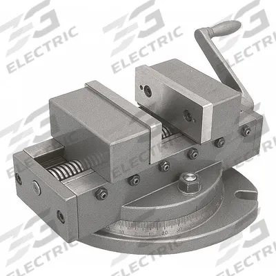 Dayton Machine Vise: 4 in Jaw Face Wd, 4 in Max Jaw Opening, 1 1/2 in Throat Dp - Self-Centering Milling Machine Vises