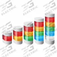 PATLITE Wall Mount Signal Tower: 3 Tier, No Sounder Tier, IP54, Amber/Green/Red, Direct Wire, Steady (MPN WME-3M2D-RYG). Key specifications — Manufacturer Part Number: WME-3M2D-RYG; Brand: PATLITE; Operating Voltage: 100 to 240V AC; Light Tier Color: Amber.