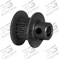 DAYTON Timing Pulley: Modified Curvilinear, Fixed, For GT Timing Belt Section, For 6 mm Belt Wd (MPN 17-2P06-6FA2). Key specifications — Brand: DAYTON; Finish: Clear Anodized; For Belt Series: Powerhouse®.