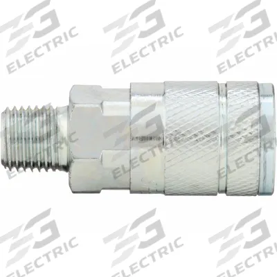 SPEEDAIRE Quick Connect Hose Coupling: 3/8 in Body Size, 3/8 in Hose Fitting Size - Tru-Flate Automotive Steel Quick-Connect Air Coupling Bodies