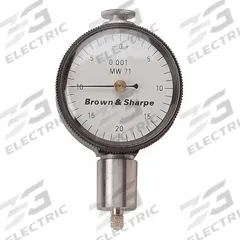 TESA BROWN & SHARPE Dial Indicator - Lug Back: 0 in to 1 in, Inch, Back Plunger, 0.002 in Accuracy (MPN 14.82016). Key specifications — attr1184168: 14.82016; attr1184178: 0-100; attr1184223: TESA BROWN & SHARPE; attr1200883: Dial Indicator - Lug Back; attr1184173: AGD 2; attr1184177: 0.002 in; attr1184208: Declaration of Conformity.