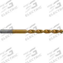 CLEVELAND Taper Length Drill Bit: 3/8", 135° Split Point, TiN-Coated Cobalt, Fast Spiral (MPN C16905). Key specifications — attr1233898: 0.3750.