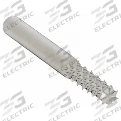 MICRO 100 Solid Router Bit: Diamond Cut, Burr End, 3/32" Cut Dia, 3/8" LOC (MPN RDB-20)