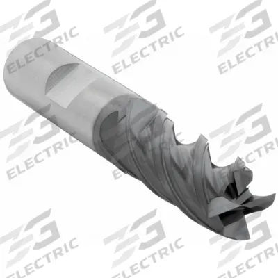 WIDIA HANITA Square End Mill: Carbide, TiAlN Coated, 4 Flute, 1/2" Mill Dia, 1-1/4" LOC - Fast-Cutting Carbide Square End Mills for Steel & Cast Iron