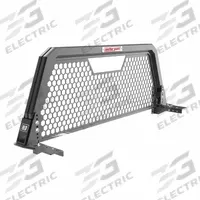WEATHER GUARD Headache Rack: 3 3/5 in Overall Wd, 25 1/2 in Overall Ht, Aluminum/Steel, Black (MPN 11906-52-01). Key specifications — Color: Black; Product Type: Headache Rack; Material: Steel; For Truck Bed Length: 50.6 in to 71.4 in; Brand: WEATHER GUARD.