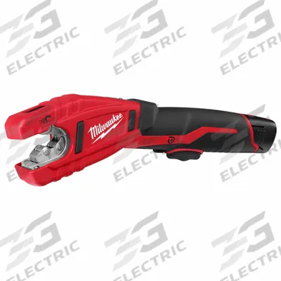 MILWAUKEE Cordless Tube Cutter Kit: M12 REDLITHIUM, 1 1/8 in Max. Pipe Dia. - Milwaukee Pipe & Tube Cutters