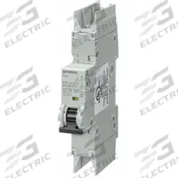 SIEMENS IEC Miniature Circuit Breaker: 1.6 A Amps, 60V DC, 10kA at 277V AC, Screw Clamp, 5SJ4, AC/DC (MPN 5SJ41158HG42). Key specifications — Brand: SIEMENS; DC Voltage Rating: 60V DC; Max. AIR Rating: 10kA at 277V AC; Terminal Connection: Screw Clamp; AC Voltage Rating: 277V AC.