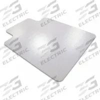 FLOORTEX Chair Mat: Traditional Lip, 0.11 in Thick, 48 in Overall Lg, 36 in Overall Wd, Clear, PVC (MPN FR319226LV). Key specifications — Brand: FLOORTEX; Material: PVC.