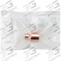 STREAMLINE Sweat Fitting Coupling: 1 in CTS x 3/8 in CTS, Cup x Cup, Dimple Center Stop, Wrot Copper (MPN W 01052CB)