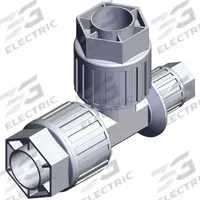 SMC High Purity Fitting: 1 in OD x 1 in OD x 1/2 in OD Size, Compression x Compression x Compression (MPN LQ3T6A-R6). Key specifications — Series: LQ3; Brand: SMC; Standards: RoHS6, RoHS10.