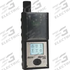 INDUSTRIAL SCIENTIFIC Multi-Gas Detector: IP64, LEL ( CO )/LEL ( H2S )/Oxygen ( CO )/Oxygen ( H2S ) (MPN MX6-K003R211). Key specifications — Gas Detected: Oxygen; Housing Color: Black; Battery Chemistry: Lithium Ion.