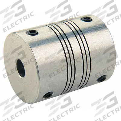 RULAND MANUFACTURING Motion Control Coupling: 3° Angular Misalignment, 3/16 in Bore Dia 1, Inch - High-Precision Set Screw Beam Shaft Couplings