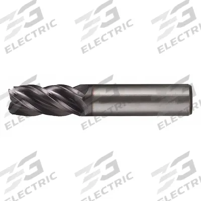 CLEVELAND Square End Mill: Carbide, TiAlN Coated, 4 Flute, 1" Mill Dia, 3" LOC, 6" OAL (MPN C80094) - Fast-Cutting Carbide Square End Mills for Stainless Steel & Super Alloys