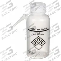 APPROVED VENDOR Wash Bottle: 250 mL, Distilled Water, Wide, Integrated Spout Spout, White (MPN 24J892). Key specifications — Vented/Nonvented: Vented; Body Color: White; Brand: APPROVED VENDOR; Imprinting Group: Waters.