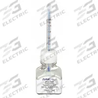 DURAC PLUS Bottle Thermometer: -5°C to 20°C, +/-0.75°C, 30 mL Bottle Volume, Glass Beads (MPN B60600-0700). Key specifications — Bottle Fill Medium: Glass Beads; Temperature Units: Celsius; Accuracy: +/-0.75°C; Brand: DURAC PLUS.