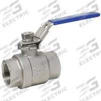 DIXON VALVE & COUPLING Manual Two-Way Ball Valve: 1 1/2 in, 316 Stainless Steel, Straight Valve Body (MPN SSLBV150). Key specifications — Brand: DIXON VALVE & COUPLING; Handle: Locking Lever.