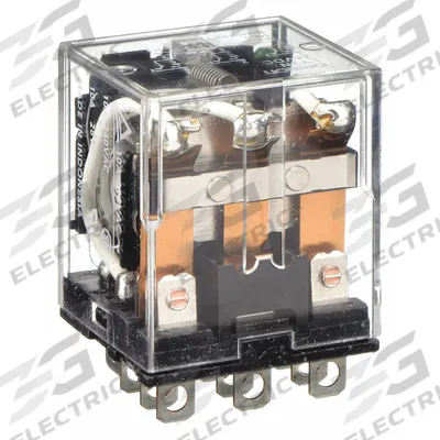 OMRON General Purpose Relay: Socket Mounted, 10 A Current Rating, 24V DC, 3PDT - Socket-Mounted Relays