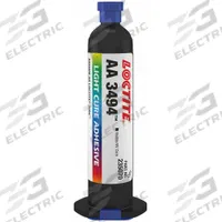 LOCTITE UV Cure Adhesive: AA 3494, UV Cured, 25 mL, Syringe, Clear, Thick Liquid (MPN 235070). Key specifications — Series: AA 3494; Cured Color: Clear.