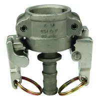 Cam and Groove Coupling: 1/2 in Coupling Size, 150 psi Max. Working Pressure @ 70 F, Male Hose Shank (MPN RC050EZ). Key specifications — Gasket Material: Nitrile; Fitting Type: Male Hose Shank; Includes Locking Arm: Yes; Body Material: 316 Stainless Steel; Brand: DIXON VALVE & COUPLING.